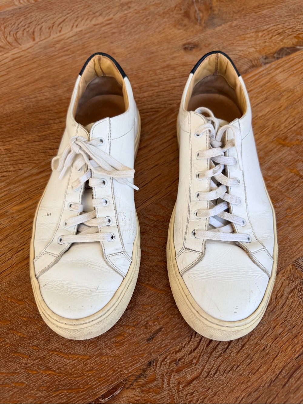 Common Projects Women’s Retro Classic Low-Too White Leather Sneakers